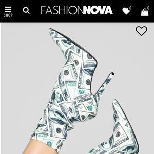 Fashion Nova Money Booties💰💵